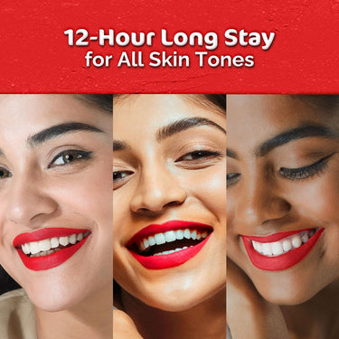 Mamaearth Moisture Matte Longstay Lipstick with Avocado Oil & Vitamin E for 12 Hour Long Stay - 2 g (Grapefruit Pink)